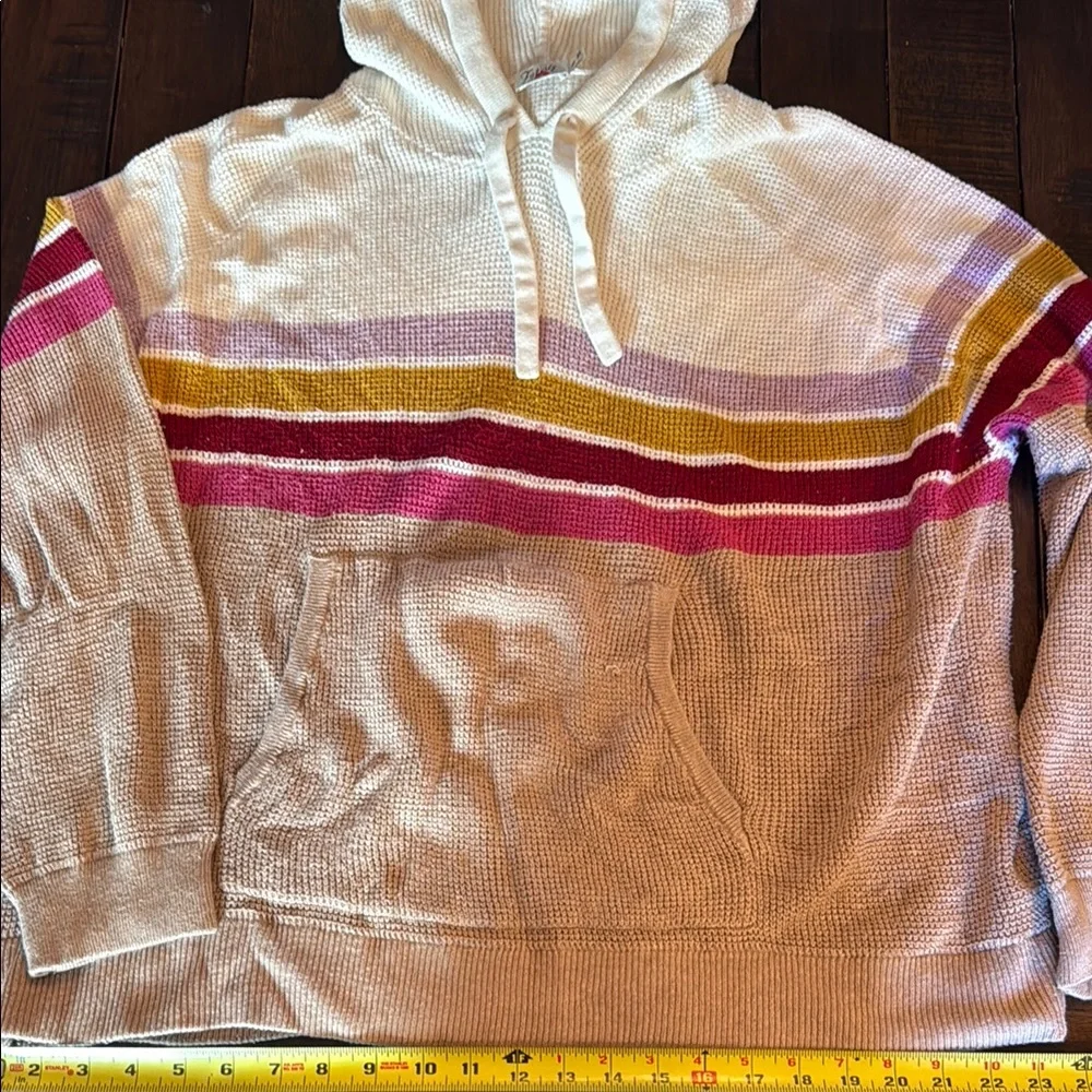 Faherty Cozy Striped Hoodie Sweater - Picture 1 of 6